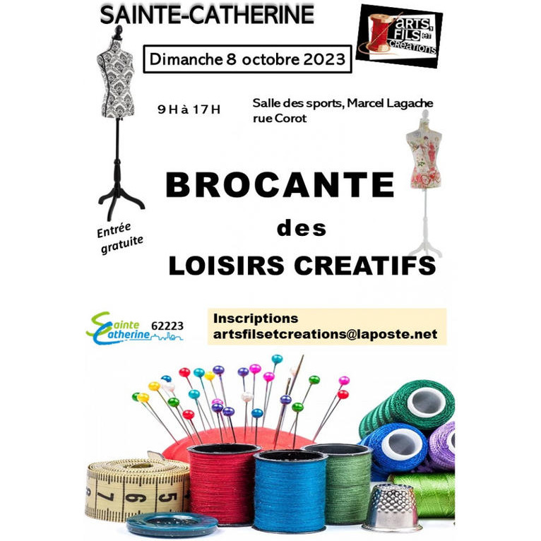 Brocante des loisirs créatifs