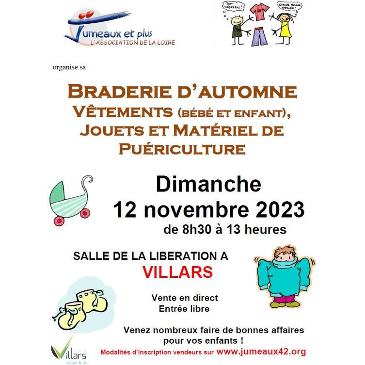 Braderie aux vêtements enfants et bébé jouets et matériel de