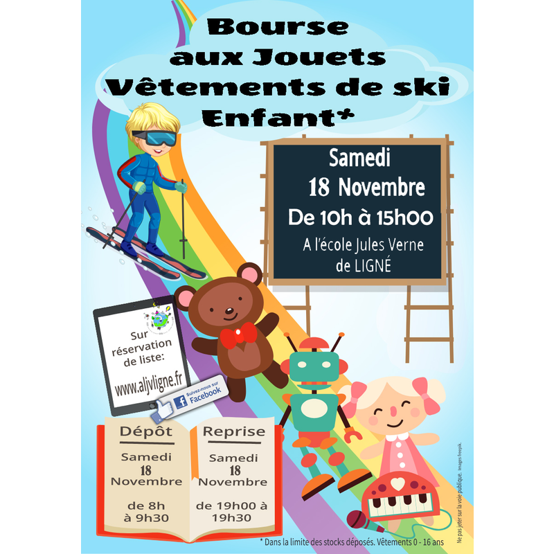 Bourse aux Jouets et Vêtements de Ski pour Enfants