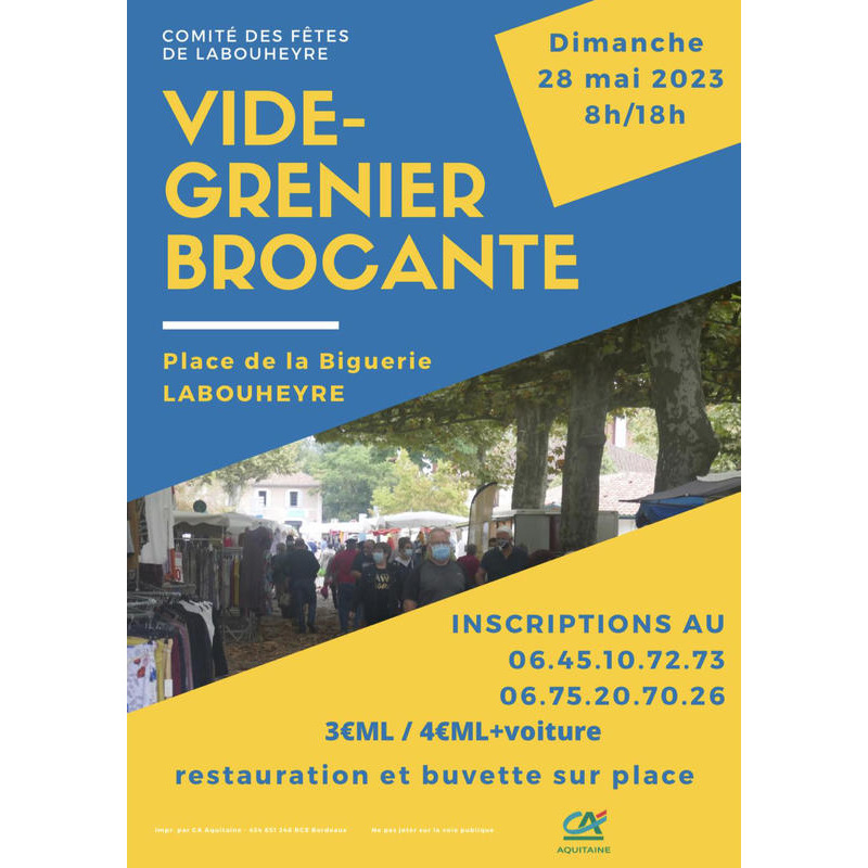 Brocante, Vide-greniers