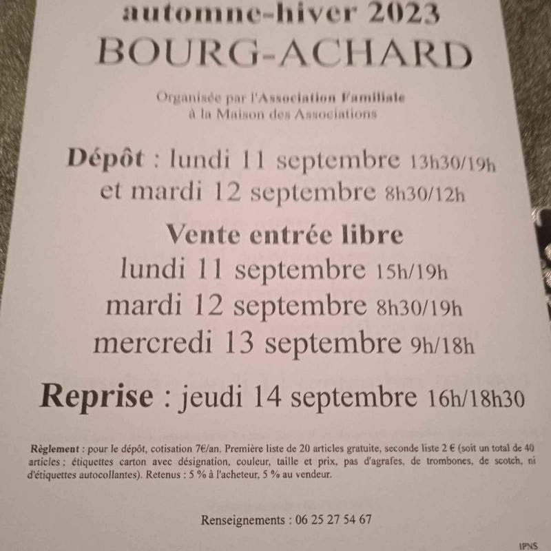 Dépôt vente aux Achards