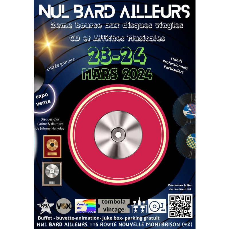 Bourse Aux Disques Vinyles-CD-Affiches Musicales